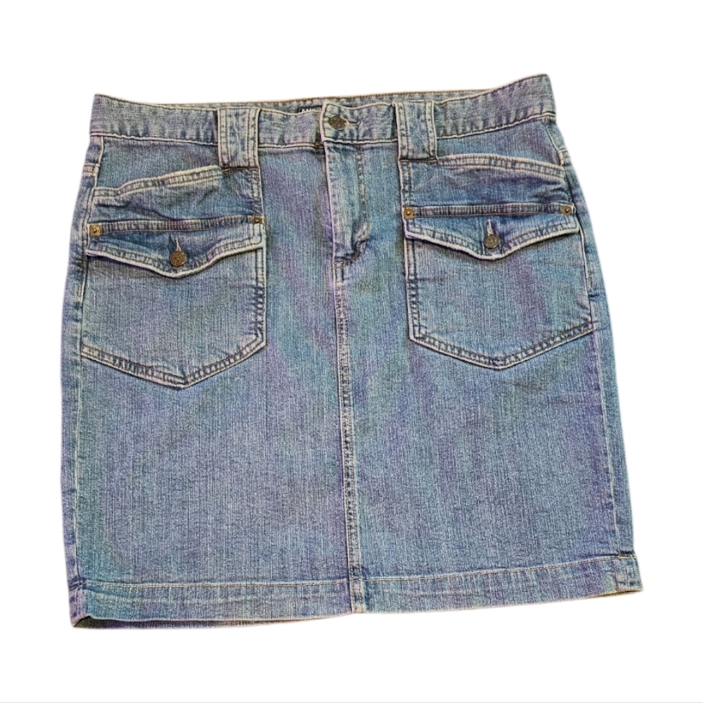 American Living Blue Denim Jean Skirt Size 10